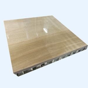 Paneles de compuesto de panal de piedra de mármol de alta calidad para paredes de baño