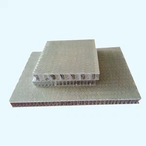 Paneles de panal de aluminio de fibra de vidrio de superficie áspera para mayor composición